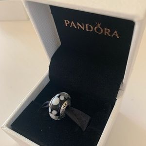 SOLD Pandora Disney Mickey Murano Glass Charm